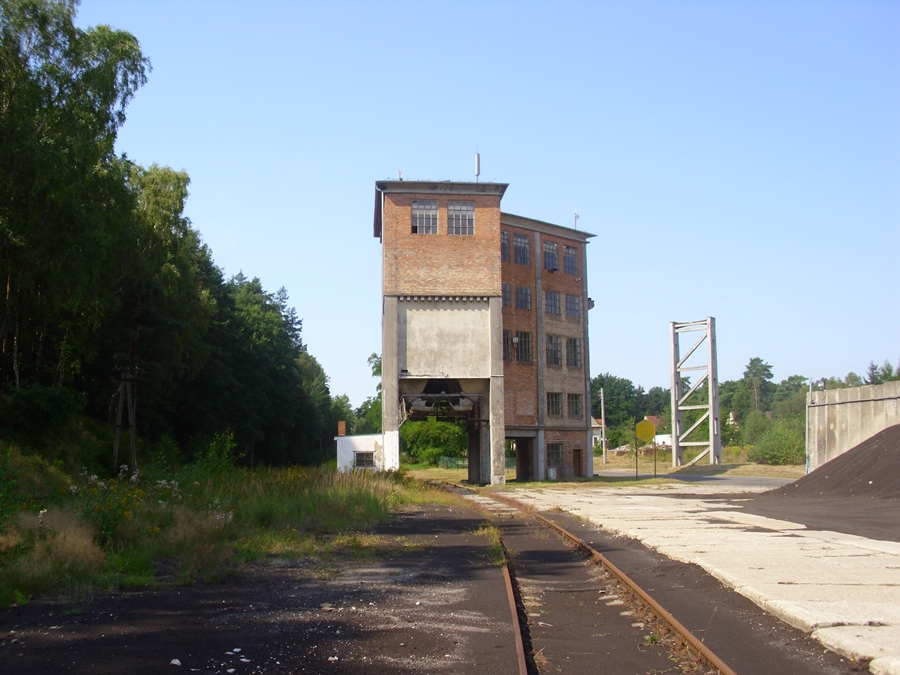 Stacja Sieniawa Lubuska - widok zaadowni